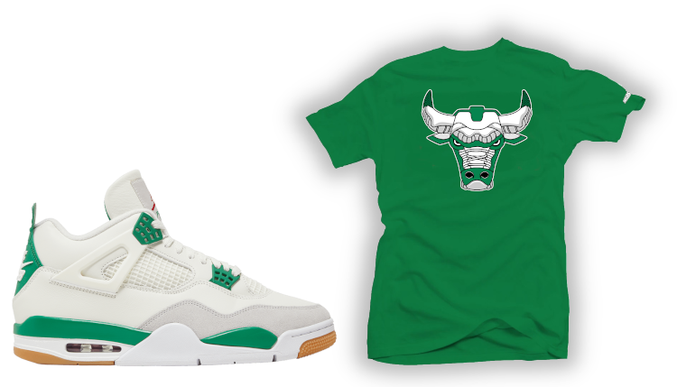 Shirts to match Jordan 4 SB Pine Green