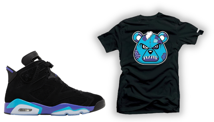 Shirts to match Jordan 6 Aqua