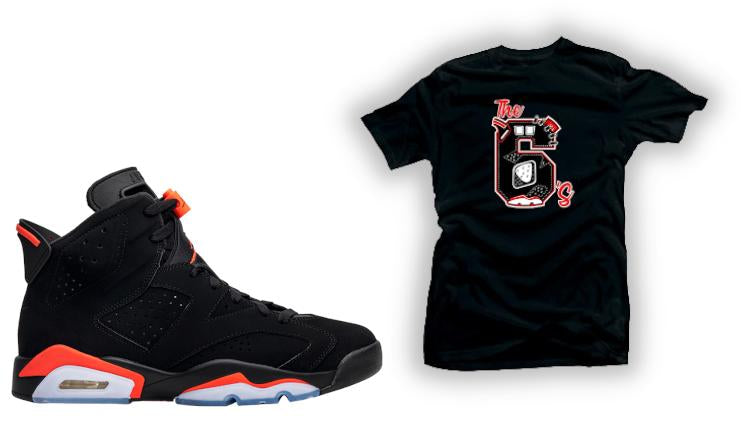Shirts to match Jordan 6 Retro Black Infrared